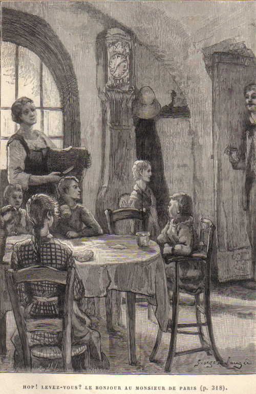 Hop ! Levez-vous ? Le bonjour au Monsieur de Paris par Georges Paul Franois Laurent Lauge