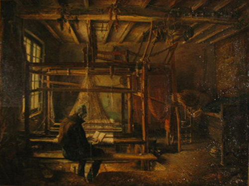 Le tisserand par Jean Baptiste Malzieux