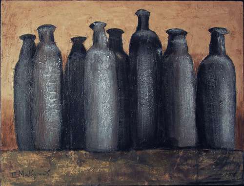 Bouteilles de terre par Christian Malzieux