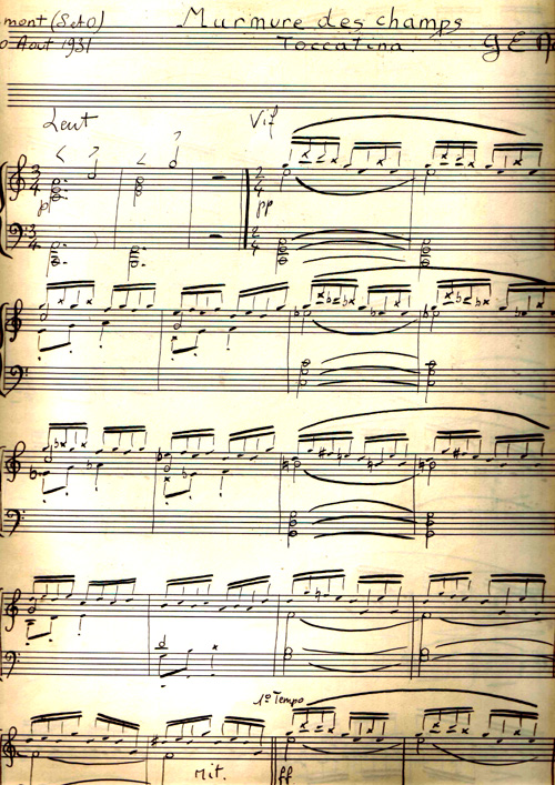 Murmure des champs par Georges Ernest Malzieux