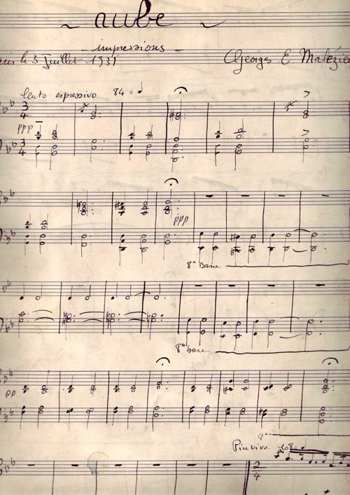 Aube par Georges Ernest Malzieux