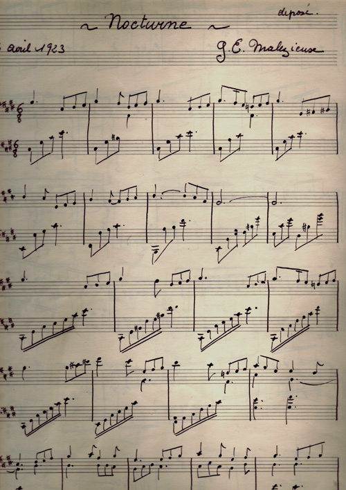 Nocturne par Georges Ernest Malzieux