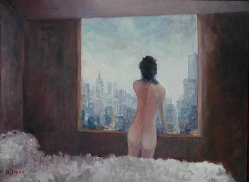 Nu  la fentre par Dominique Jouan