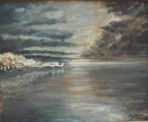 Orage en Grce par Dominique Jouan