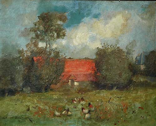 La maison sous les arbres par Maurice Gabriel Malzieux