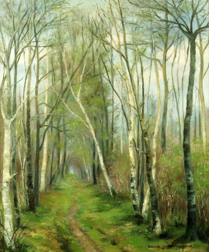 Le chemin ombrag par Isabelle Marie Yvonne Malzieux