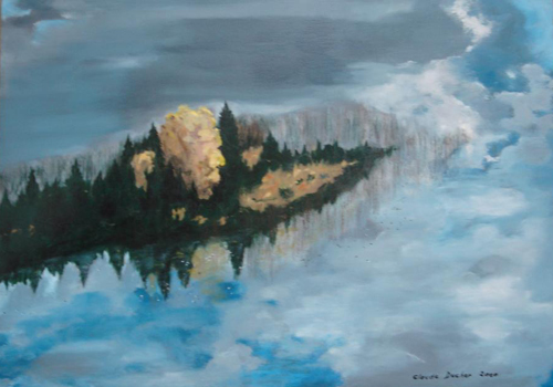 L'oasis de verdure par Claude Ducher