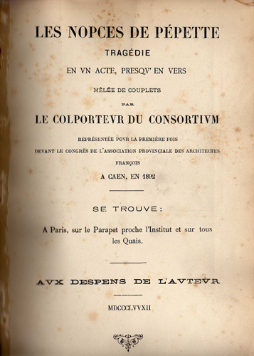 Les Noces de Pepette par Jules Charles Joachim Malzieux