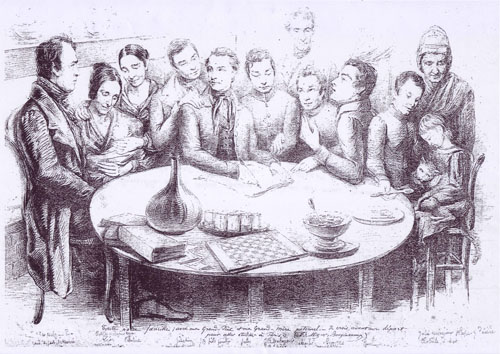Famille Malzieux Happe par Jean Baptiste Malzieux