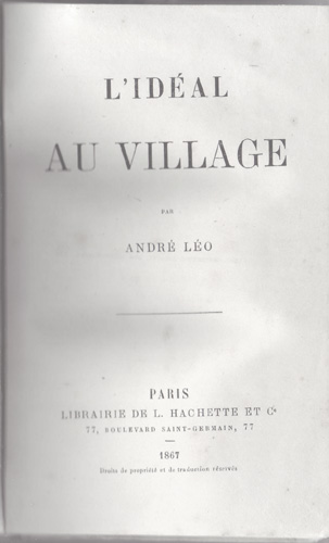 L'idal au village par Victoire Lodile Bera