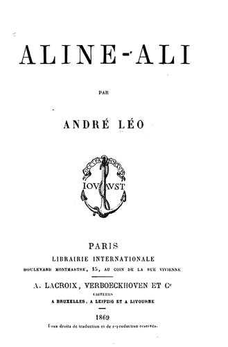 Aline-Ali par Victoire Lodile Bera