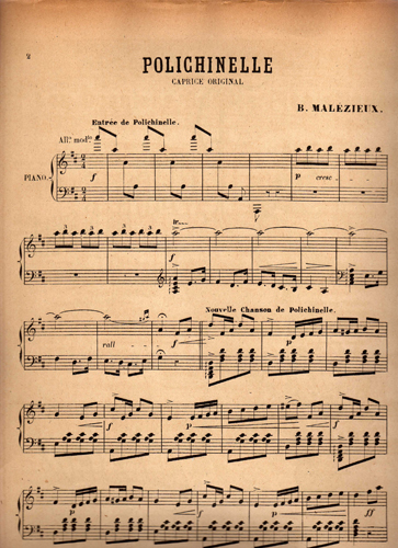 Polichinelle par Berthe Marie Malzieux