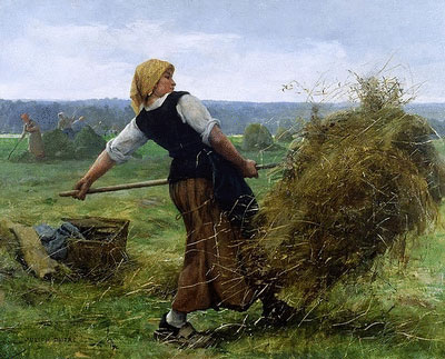 La Faneuse par Julien Dupr