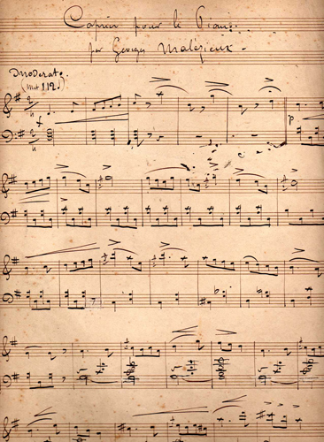 Caprice pour le piano par Joachim Georges Leon Malzieux