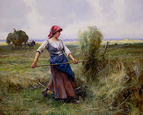 La fenaison par Julien Dupr