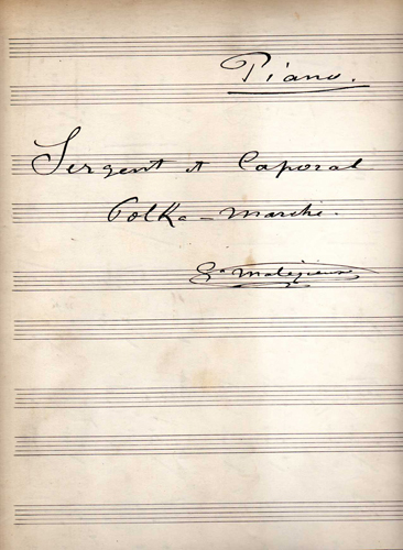 Sergent et Caporal par Joachim Georges Leon Malzieux