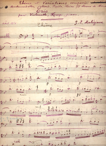 Trio par Georges Ernest Malzieux