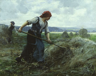 La moisson par Julien Dupr