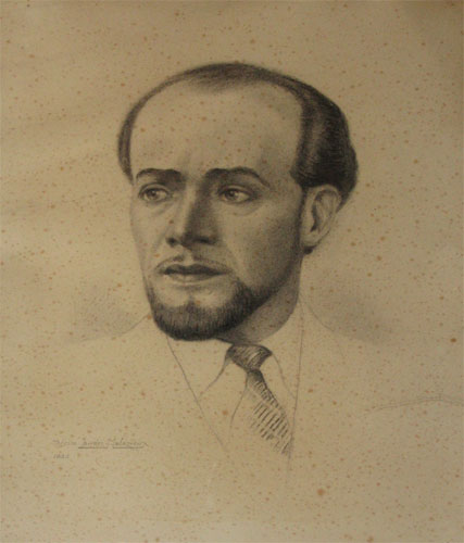 Portrait de Roger Landr Jeune par Thrse Isabelle Marie Camille Malzieux