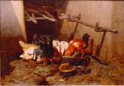 Dialogue de basse cour par Philibert Lon Couturier