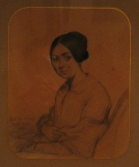 Portrait de femme par Dsir Franois Lauge