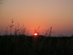 Le coucher de soleil