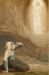 Bernadette  la grotte