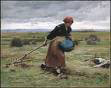 Faneur tirant son rateau