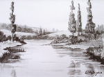Reflets sur l'eau