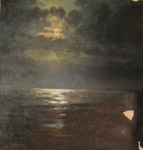 Clair de lune sur la mer