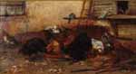 Scne de basse-cour
