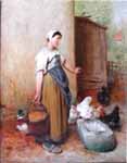 Fille de basse-cour