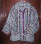 Veste en tissage