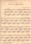Prs du berceau : piano