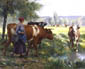 Vachere et ses vaches