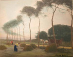 Les foins au bord du chemin