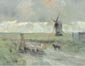 Le retour du troupeau au moulin