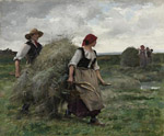 Groupe de faneurs