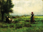 Laitire dans les champs