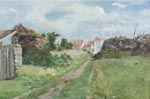 Paysage sous le soleil d't