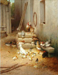 Un poulailler