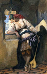 Jeune fille  la mandoline