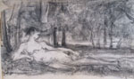 Nymphe dans les bois