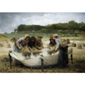 Le battage des oeillettes