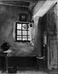 Intrieur de ferme, l'armoire