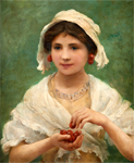 Fillette aux cerises