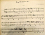Barcarolle