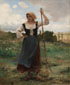 Une jeune moissonneuse