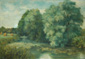 Reflets d'arbres sur La Risle