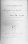 Jacques la Chance et Jean la Guigne, suivi de l'Oncle Hubert